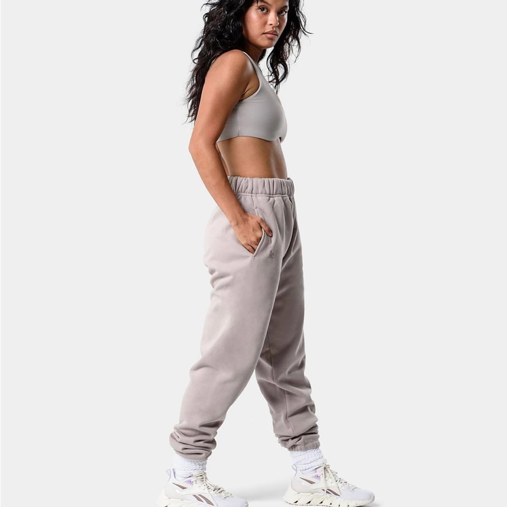 Kamo Fitness CozyTec High-Waisted Sweatpants Baggy Lounge Pants Fleece - Picture 2 of 5